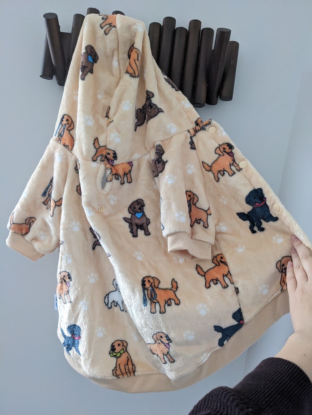 Hoodie Sweater Bathrobe For Dogs - Size M/L - NWT